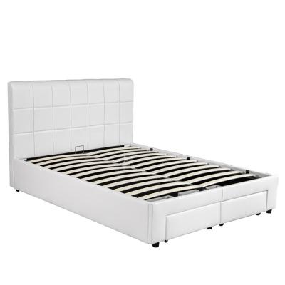 中国 Wooden Furniture Bed Frame Double Storage Willsoon Furniture 1659DG Factory Price Large Rooms Design With Storage 販売のため