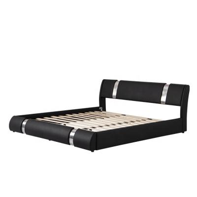 China Design Willsoon Furniture 1715 King Size Fabric Bed Double Bed Frame for sale