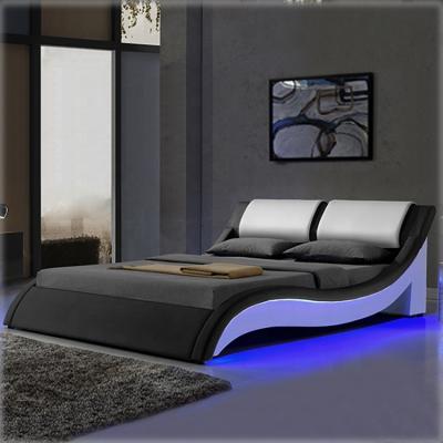 Китай Willsoon Italian Furniture 1187-1 Tufted Design Double / King zise s Italian Shape Upholstered Bed With LED продается