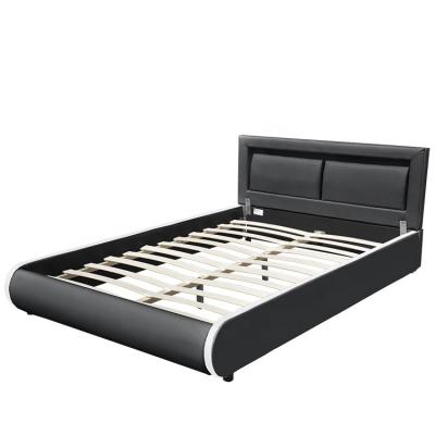 中国 New Softbed Willsoon Furniture 1124-1 Store Modern King Double Single Size Upholstered LED Bed 販売のため