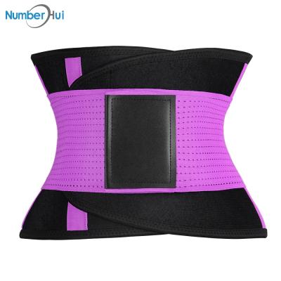 China Sauna waist eco-friendly fitness training belt/exercise support belt for man waist trimmer neoprene vest waist trainer vendors butt faja postparto medical colombiana lifter body shaper for sale