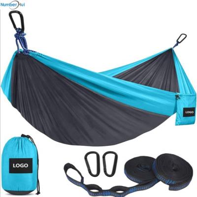 China Berkemah Campeggio Redes Adult Tree Hammocks Parachute Hammocks Tie Down Single Outdoor Hanging Double Folding Knit Bed Camping Hammock for sale