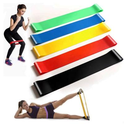 China Elastic Band Durable Gym Numberhui Ligas De Resistencia Factory Cusom Thread Yoga Yogo Camouflage Plastic Nylon Woven Cloth Covered Rubber Bands for sale