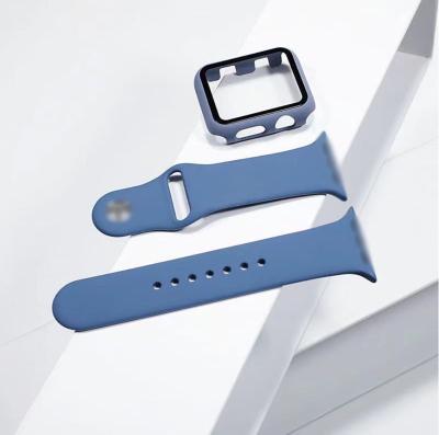 China Wholesale Smart Watch Rubber Strap For Apple iWatch 5 Apple iWatch 6 Apple Watch Band Silicone 38 40 42 44 mm for sale