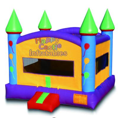 China Popular Indoor and Outdoor Entertainment Party Use Castle Bounce House 13x13 ft With Removable Banners For Sale for sale