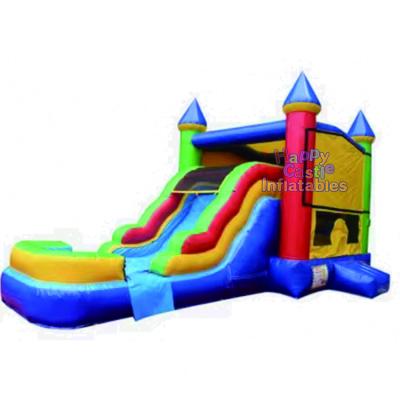 China Indoor and Outdoor Entertainment Commercial Large Inflatable Bouncy Bouncing Castle Bouncy Jumping Castle with Slide and Pool for sale