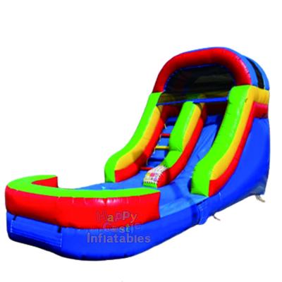 China Outdoor Entertainment Customized Design Inflatable Pool Slide Bouncer With Inflatable Water Slide Water Slide With Pool For Kid for sale