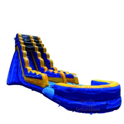 China Outdoor Entertainment Customized Huge Inflatable Water Slide With Pool Adult Inflatable Water Slide For Sale for sale