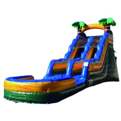 China PVC outdoor party commercial grade entertainment pool rental inflatable water slide for adults and kids for sale