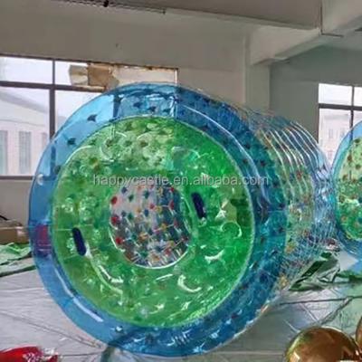 China Indoor and outdoor outdoor inflatable water float toys pool entertainment hamster wheel inflatable water roller balls for sale for sale