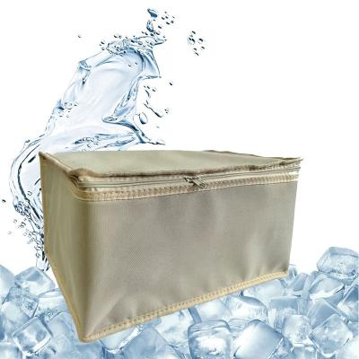 China Wholesales Waterproof Thickened EPE Foam 600D Oxford Cloth Aluminum Foil Insulated Cooler Bags Take Out Food To Deliver for sale