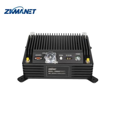 China ZKMANET3371  20W 40km Frequency Hopping Selecting Vehicle Mounted IP Mesh Radio for sale