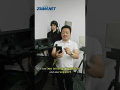 ZKManet2441UM Uav Drone Long Range 30km HD Video Transmitter with AES Encryption