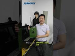 ZKManet2271UM 10W 1.4GHz 2T2R Manet Mesh Network Military Backpack Wireless video Transmitter