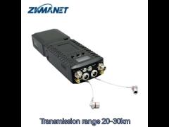 ZKMANET2251UM 4W  350MHz-4GHz Customizable IP66 Manpack IP MESH Video Transmitter