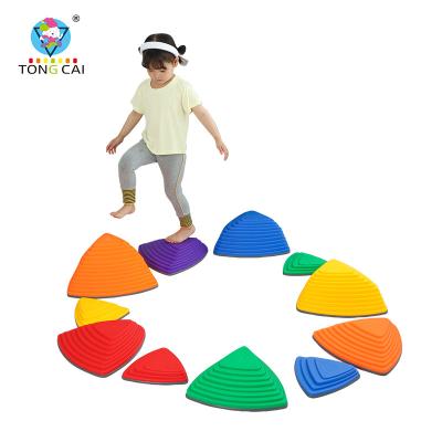 China Construction Toy River Crossing Stones Toys for Kindergarten Children Practicing Plastic Exercise Toys Indoor and Outdoor Children's Balance Toys for sale