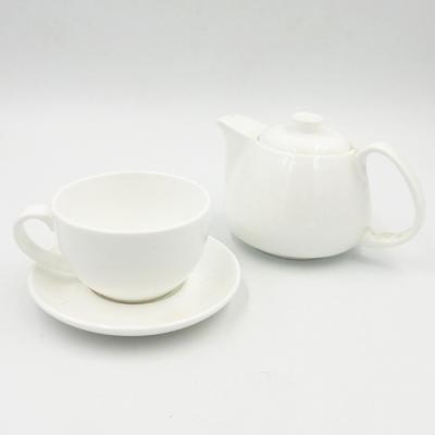 China Viable Strengthen Porcelain Teapot&tea Cup Grace Tea Care Teapots Wholesale for sale