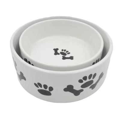 China Lovely 2021 viable pet food printing pet bowl dog cat feeder for sales promotion for sale