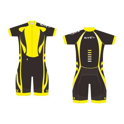 China Breathable Season Equipment Children's Triathlon Balance Car Suit Short Sleeve Swimming Recycling Overalls for sale