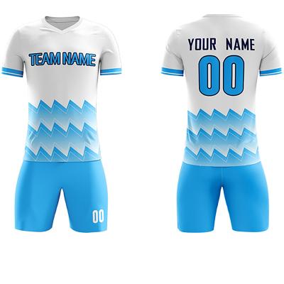 China Custom Free Design Soccer Jersey Kid Factory Quick Dry Shirt Manufacturer Latest Soccer Jersey Designs Picture Soccer Jersey Women Men Print for sale