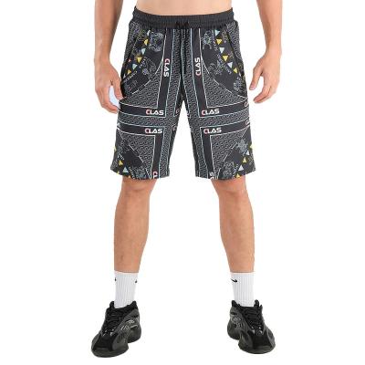 China Anti-wrinkle summer new loose large size five-point pants pockets casual men's breathable printed shorts for sale