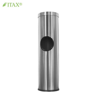 China Soft White Customized Round Trash Can Waste Bin Waste Bin Metal Pedal Stainless Steel Trash Can for sale