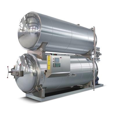 China food & Beverage Plant Water Immersion Sterilizers Autoclaves For Canning for sale