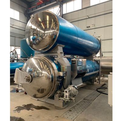 China food & Beverage Factory Sumpot Double Layer Energy Efficient Immersive Water Sterilizer Retort for sale