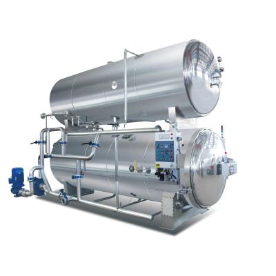 China food & Beverage Plant Sumpot Water Immersion CTXZ Retort Autoclave Machine Automatic Rotary Rotary Sterilizer For Canned Food for sale