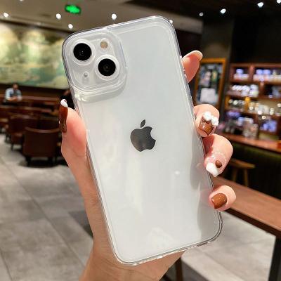 China Cheap Price Shockproof TPU Thin Soft Clear Phone Case Cover For Iphone 11 XR 12 pro Max Cover for sale