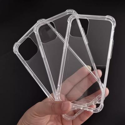 China Luxury Shockproof Phone Cases For Iphone 13 pro Max Clear Acrylic 1.5mm TPU Phone Cases For Iphone 11 and 12 Series for sale