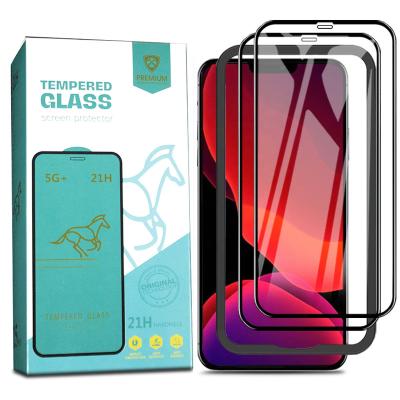 China Fast Delivery 5G+ 21H High Clear Mobile Phone Tempered Glass Screen Protector For Iphone 11 pro 12 Max X XR 11 13 Screen Protector for sale