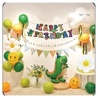 China Birthday Party Balloon Arch Stand Decorations for Kids Supplies Party, Parties with Dinosaur Daisy White Cloud and Mouse Face Balloons for Boys for sale