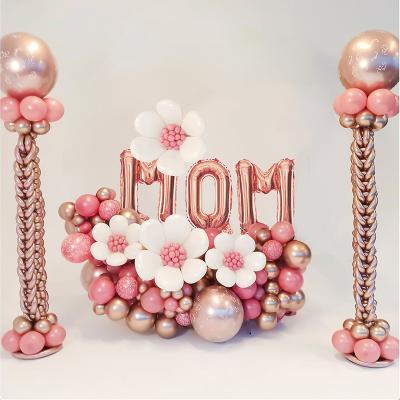 China Party Decoration China Supplier Best Selling Happy Mothers Day Pink Balloons Stand Decorations For Store, Supermarket, Party Decoration for sale