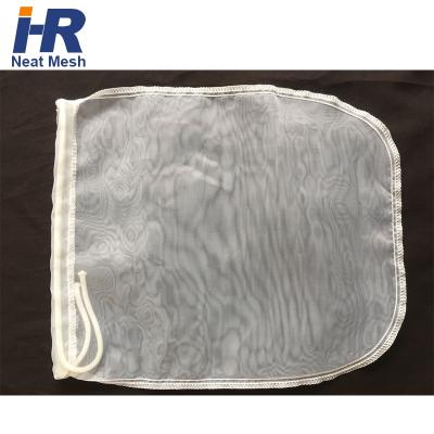 China HR Food Grade Drawstring Strainer Bag Nylon Mesh Filter Bags for sale