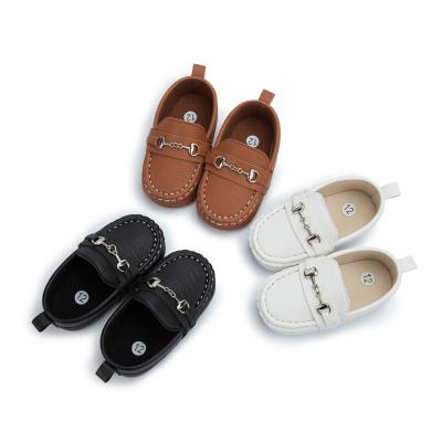 China 2022 Anti-odor New Arrival PU Leather Dress Baby Boy Moccasins Soft Unique Infant Sneaker Shoes for sale