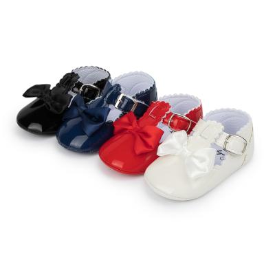 China New Fashion Baby Stylish Baby Shoes Flat Reflective Leather Lightweight Breathable Baby Shoes for sale