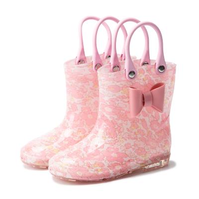 China New Arrival Deodorization Four Seasons Walking Shoes Outdoor Children Shoes Waterproof PVC Rubber Bottom Non-slip Kids Rain Boots for sale