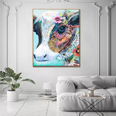 China Amazon Sale Full Diamond Art Animal Hot Round Drill Bead Embroidery Home Decoration Gift 5d Diamond Painting for sale