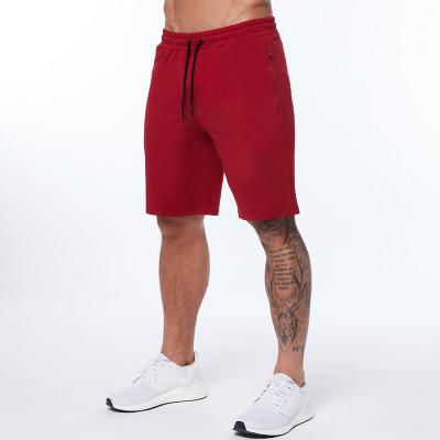 China Wholesale Breathable Custom Men's Running Jogging Shorts With Zipper Pockets, Workout Bodybuilding Gym Sports Casual Shorts for sale