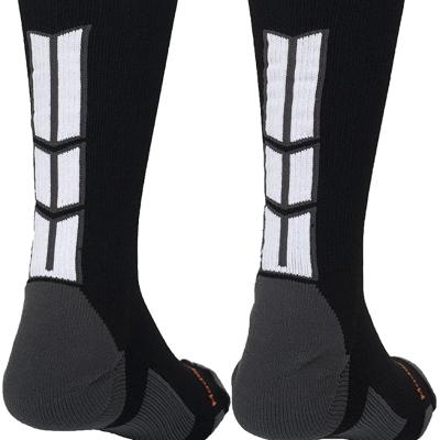 China Breathable Adult Knee High Baseball Socks Wear Resistant Sport Long Sock High Knee Baseball Sock for sale