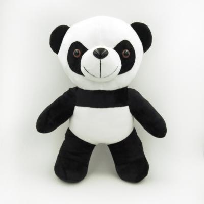 China Promotional With Your Logo Custom 40cm Plush Stuffed Cute Pat Big Pandas Bear Educational Toys For Kids Gift High Quality for sale