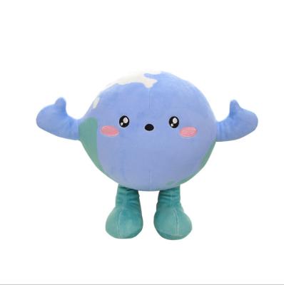 China Toy Soft Lovely Plush Earth Battery Operated Children's Toy Cartoon Earth Doll Plush Toy for sale