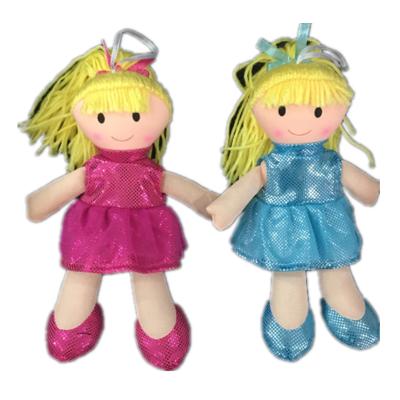 China Battery Operated Toy Cheap Price Plush Doll Girl With Skirt Baby Plush Dolls For Girls Sound Doll for sale