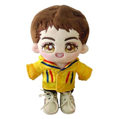 China Toy New Fashion Lovely Custom Cute Small Plush Battery Operated Dolls Stands Custom Toy Maker Sound Dolls for sale