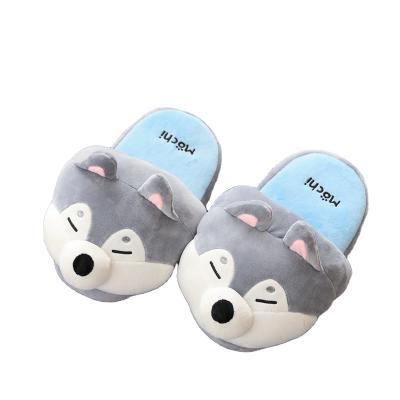 China Anti-slippery Plush Indoor Home Slippers Plush Slippers Soft Plush Bedroom Slippers for sale