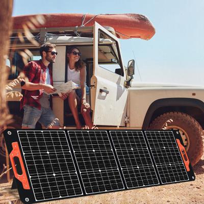 China Outdoor Use (Portable Waterproof Outdoor Solar Mobile Cell Phone Panel Camping Charger Foldable Solar Panel for Camping for sale