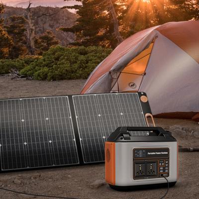 China Outdoor Mobile Inverter Solar Generator AC Camping Type C Dc Output Portable Power Supply 500w Lithium Battery Backup Power Station for sale