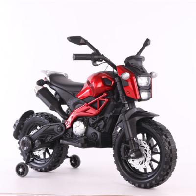 China Ride On Toy DLS 2 Wheel Children Bike Kids Battery Toy Motorcycle For Children With Hand Racing Motorbike for sale