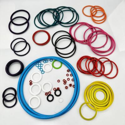 China Heat Resistant High Quality Various Size Colorful Rubber Sealing Gasket O Ring For Oil And Gas Industry for sale